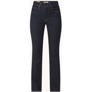 Levi's 725 High waist flared fit jeans met donkere wassing