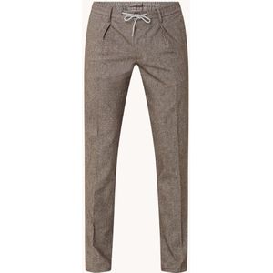 Profuomo Slim fit chino met trekkoord en steekzakken