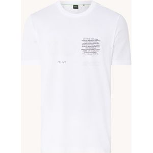 HUGO BOSS Tee 3 T-shirt met logoprint