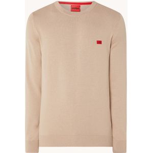 HUGO BOSS San Cassius fijngebreide sweater van biologisch katoen