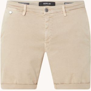 Replay Benni regular fit korte chino met steekzakken