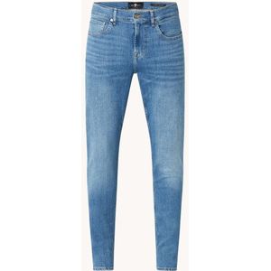 7 For All Mankind Slim fit jeans met medium wassing en steekzakken