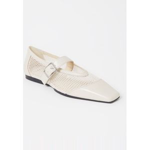 Vagabond Shoemakers Wioletta ballerina van mesh met leren details