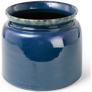 Serax Reactive Blue L bloempot van keramiek voor binnen Ø30 cm