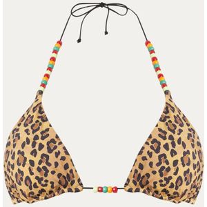 It's Now Cool Triangel bikinitop met uitneembare vulling en tie-dye dessin