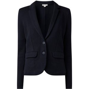 Whistles Slim fit blazer van jersey met ingeweven structuur