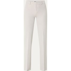 DRYKORN Bet high waist straight fit pantalon van jersey met lurex