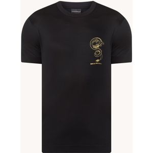 Emporio Armani T-shirt in lyocellblend met logo