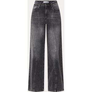 Co'Couture Vicky high waist wide leg jeans met gekleurde wassing