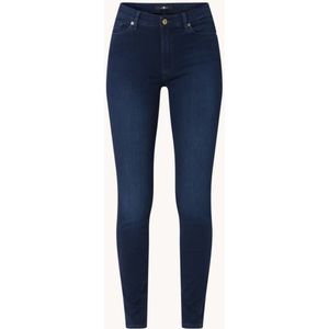 7 For All Mankind High waist skinny jeans met stretch