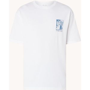SAMSØE SAMSØE Sawind T-shirt van biologisch katoen met logo- en backprint