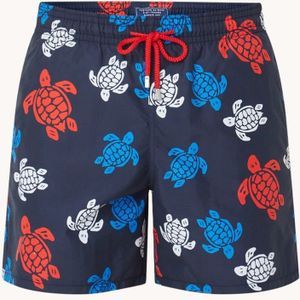 Vilebrequin Moorea zwemshorts met steekzakken en print