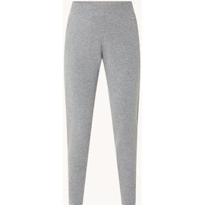 HUGO BOSS Faboosia mid waist tapered fit joggingbroek met steekzakken