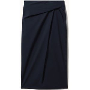 Reiss Nadia high waist midi kokerrok met plooidetail