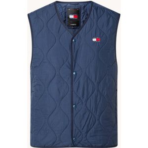 Tommy Hilfiger Gilet met logo en quilt patroon