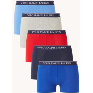 Ralph Lauren Boxershorts met logoband in 5-pack