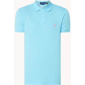 POLO Ralph Lauren Slim Fit Polo met Logo Turquoise Nova