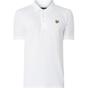 Lyle & Scott Slim fit polo van piqué katoen met logo