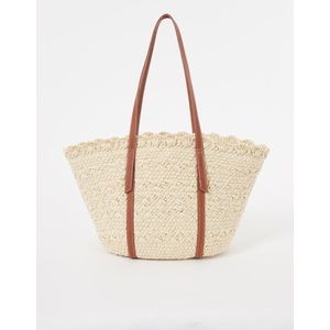 L.K.Bennett Didi shopper van raffia