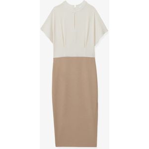 Reiss Miller midi jurk met vlindermouw