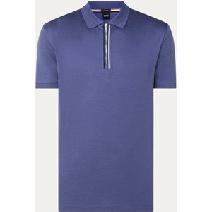 HUGO BOSS C-Polston slim fit polo met halve rits