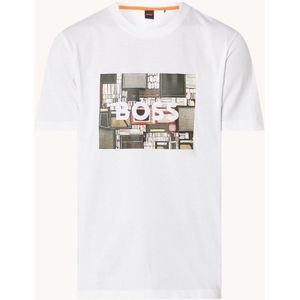 HUGO BOSS Teeheavyboss T-shirt met logoprint