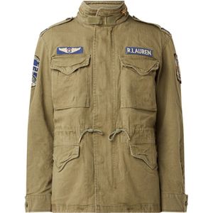 Ralph Lauren Field jacket van denim met verborgen capuchon