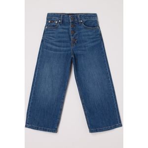 Ralph Lauren High waist wide leg cropped jeans met medium wassing