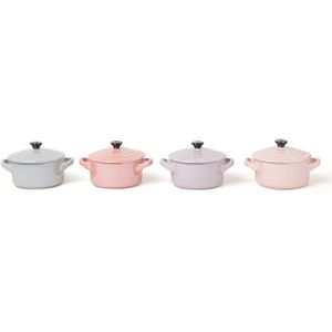 Le Creuset Metallics Mini Cocotte braad-/stoofpan Ø10 cm set van 4