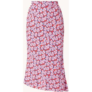 Whistles Farfalle midi rok met bloemenprint