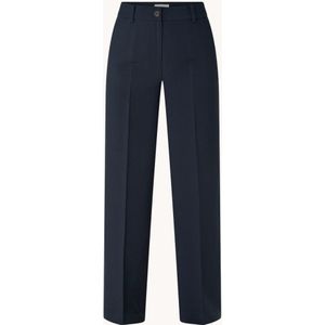 Modström Gale high waist straight fit pantalon met steekzakken en persplooi