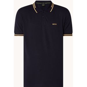 HUGO BOSS Paul regular fit polo van piqué katoen met logo