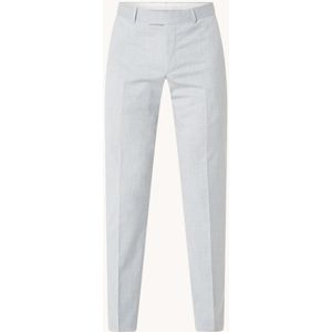 Strellson Melwin slim fit pantalon met gemêleerd dessin en steekzakken