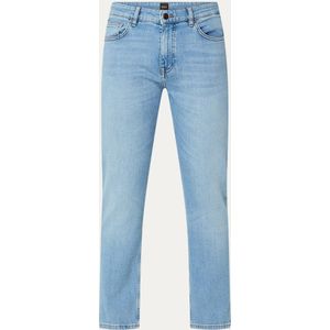 HUGO BOSS Delaware slim fit jeans met lichte wassing