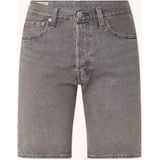 Levi's 501 Straight fit korte broek van denim met gekleurde wassing