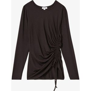 Reiss Riyo top van jersey met plooidetail