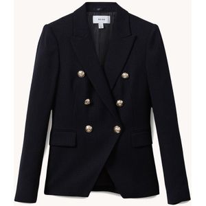 Reiss Tally double breasted blazer met sierknopen