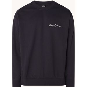 Armani Exchange Sweater met logoborduring