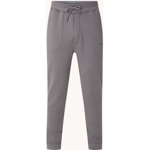 HUGO BOSS Tapered fit joggingbroek met logo en steekzakken