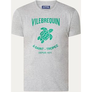 Vilebrequin Portisol T-shirt met gemêleerd dessin en logoprint