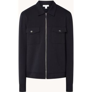 Reiss Medina regular fit overshirt met borstzakken en stretch