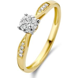 Diamond Point Gouden ring 0.20 ct diamant Enchanted