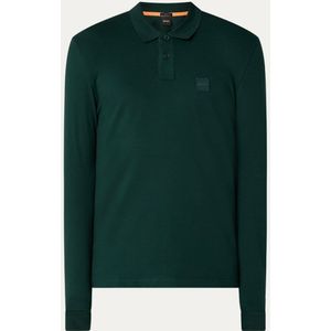 HUGO BOSS Passerby slim fit polo van piqué katoen met logo