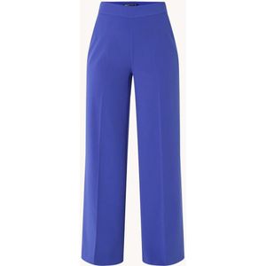 Expresso High waist wide fit pantalon met persplooi