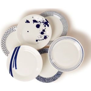 Royal Doulton Pacific dinerbord 28 cm set van 6