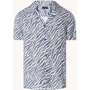 DRYKORN Bijan regular fit overhemd met zebraprint