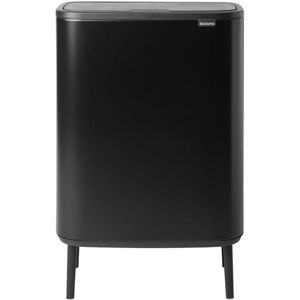 Brabantia Bo Touch Bin Hi prullenbak met deksel op pootjes 60 liter