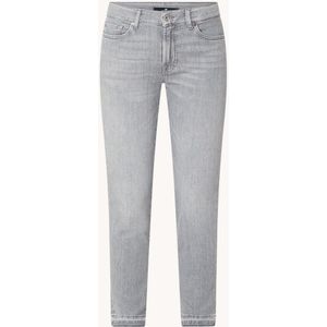 7 For All Mankind Roxanne mid waist tapered fit jeans met gekleurde wassing