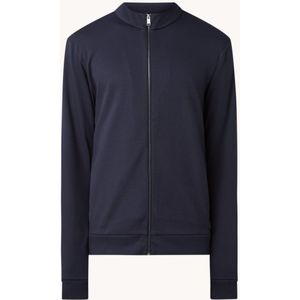 HUGO BOSS Skiles sweatvest met steekzakken en structuur