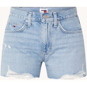 Tommy Hilfiger High waist slim fit korte broek van denim